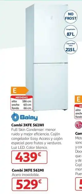 Alcampo Combi 3KFE 561WI, Combi 3KFE 561MI oferta
