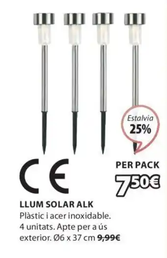 JYSK LLUM SOLAR ALK oferta