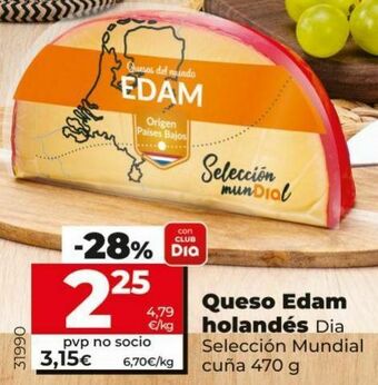 Dia Queso edam oferta