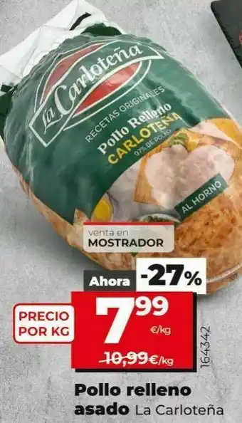 Dia Pollo relleno la carloteña oferta
