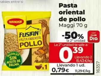 Dia Pasta oriental maggi oferta