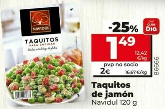 Tacos de jamón navidul
