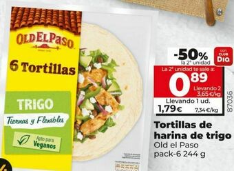 Dia Tortillas chips old el paso oferta