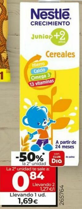 Dia Leche de crecimiento nestlé oferta