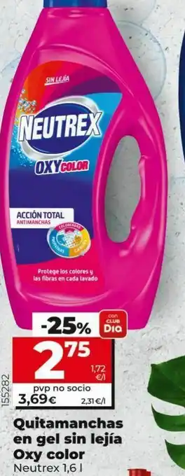 Dia Quitamanchas neutrex oferta