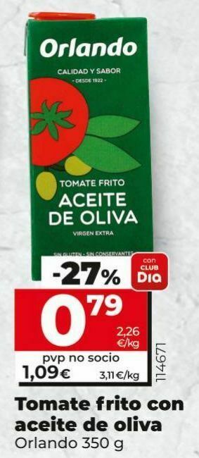 Dia Tomate frito orlando oferta