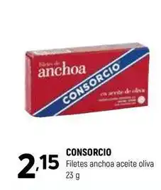 Coviran Consorcio - filetes anchoa aceite oliva oferta