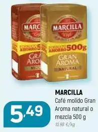 Coviran Marcilla - café molido gran aroma natural o mezcla oferta