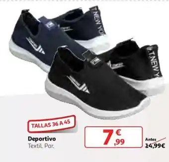 Alcampo Deportivo Textil Par. Tallas 36 A 45 oferta