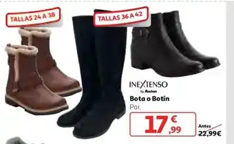 Alcampo Inextenso Bota o Botín Par Tallas: 36 A 42 oferta