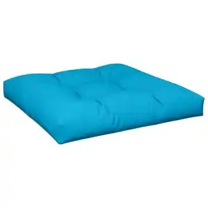 Brico Depôt vidaXL cojín para sofá de palets de tela azul 70x70x12 cm oferta