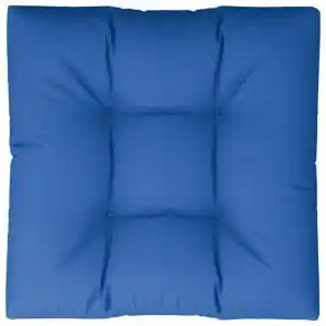 Brico Depôt vidaXL cojín para sofá de palets de tela azul 80x80x12 cm oferta