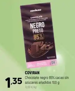 Coviran Chocolate negro oferta