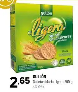 Coviran Gullón - galletas maría ligera oferta