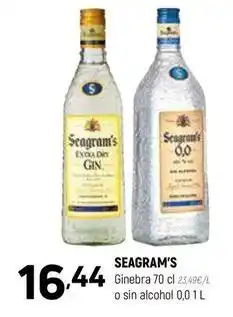 Coviran Seagram's - ginebra oferta