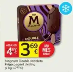 Consum Frigo - magnum double xocolata oferta