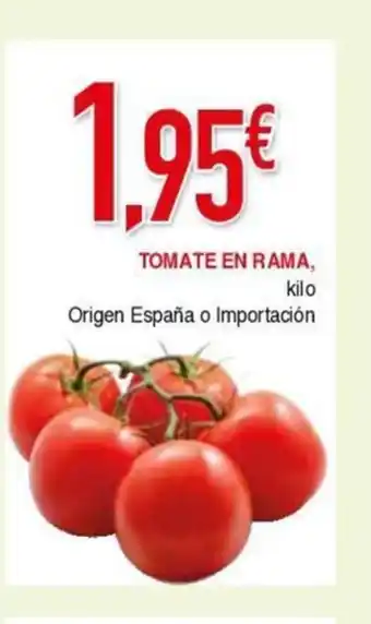 mYm supermercados TOMATE EN RAMA, oferta