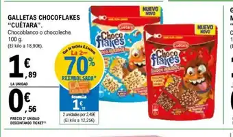 E.Leclerc GALLETAS CHOCOFLAKES oferta