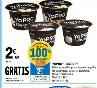 E.Leclerc YOPRO "DANONE". oferta