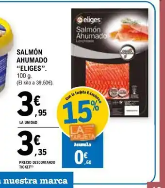 E.Leclerc SALMÓN AHUMADO oferta
