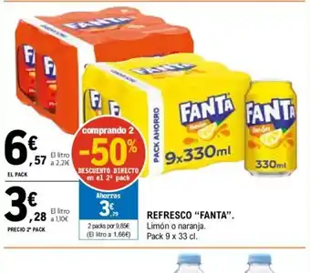 E.Leclerc REFRESCO "FANTA". oferta