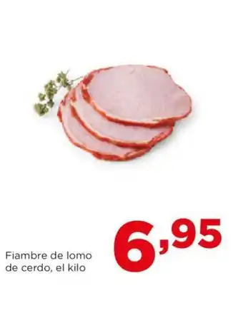 Alimerka Fiambre de lomo de cerdo, el kilo oferta