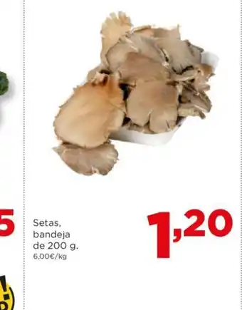 Alimerka Setas, bandeja de 200 g oferta