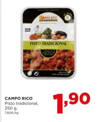 Alimerka CAMPO RICO Pisto tradicional, 250 g oferta