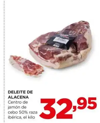 Alimerka DELEITE DE ALACENA Centro de jamón de cebo 50% raza ibérica, el kilo oferta