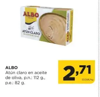 Alimerka ALBO Atún claro en aceite de oliva oferta