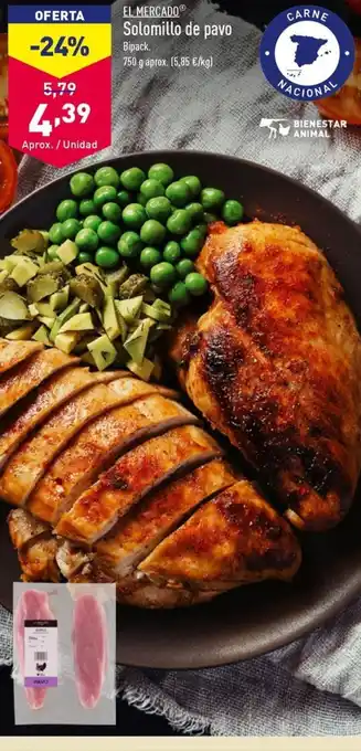 ALDI EL MERCADO Solomillo de pavo oferta
