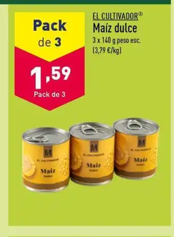 ALDI EL CULTIVADORⓇ Maíz dulce oferta