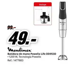 MediaMarkt Batidora de mano Powelix Life DD953D oferta
