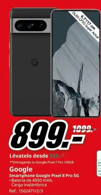 MediaMarkt Smartphone Google Pixel 8 Pro 5G oferta