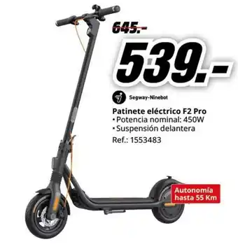 MediaMarkt Patinete eléctrico F2 Pro oferta