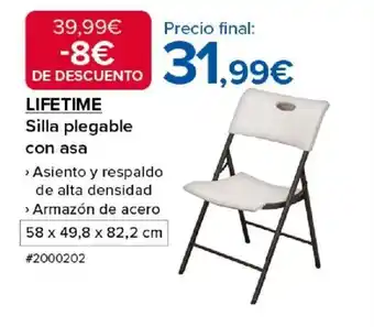 Costco Silla plegable con asa oferta