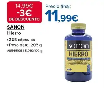 Costco SANON Hierro oferta