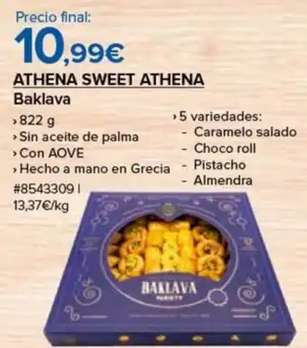 Costco ATHENA SWEET ATHENA Baklava oferta