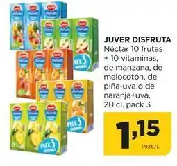 Alimerka Juver - disfruta néctar 10 frutas oferta