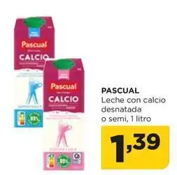 Alimerka Pascual - leche con calcio desnatada o semi oferta