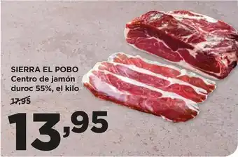 Alimerka Sierra el pobo - centro de jamón duroc 55% oferta