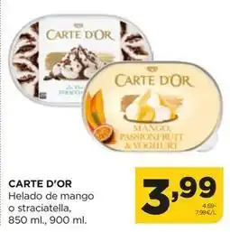 Alimerka Carte d'or - helado de mango o straciatella oferta