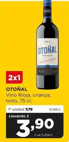 Alimerka Otoñal - vino rioja, crianza, tinto oferta