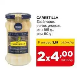 Alimerka Carretilla - espárragos cortos gruesos oferta