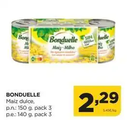 Alimerka Bonduelle - maíz dulce oferta