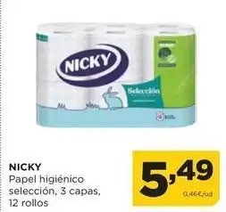 Alimerka Nicky - papel higiénico selección oferta