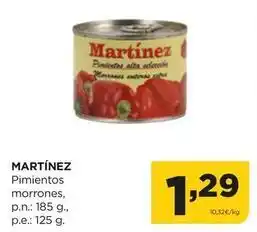 Alimerka Martínez - pimientos morrones oferta