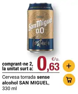 Maskom Supermercados Victoria - cerveza 0,0% tostada lata oferta