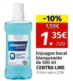 Maskom Supermercados Centra line - enjuague bucal blanqueante oferta