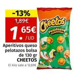 Maskom Supermercados Cheetos - aperitivos queso pelotazos oferta